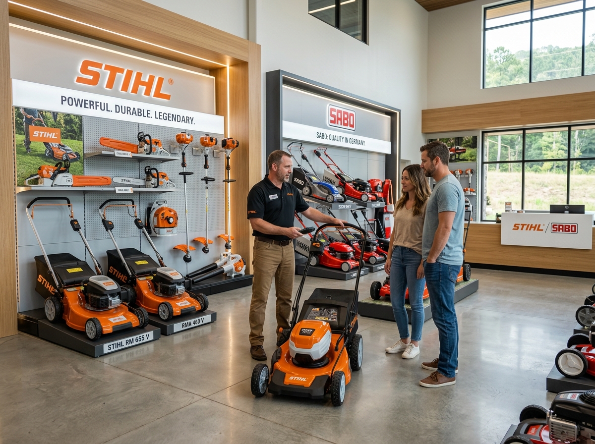 Stihl Händler Verkauf und Beratung (Symbolbild KI-generiert)